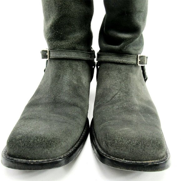 AUTHENTICITY GUARANTEE BOTTEGA VENETA Boots Gray Gray - Picture 4 of 9